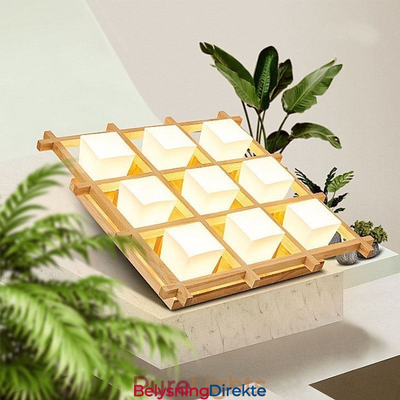 Nordisk Firkantet, Innfelt Taklampe I Gummitre