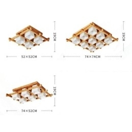 Nordisk Firkantet, Innfelt Taklampe I Gummitre