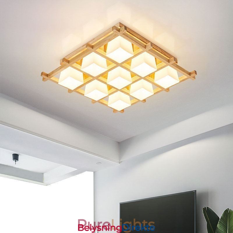 Nordisk Firkantet, Innfelt Taklampe I Gummitre