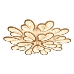 Moderne, Enkel, Innfelt Taklampe I Akryl, Kronbladformet