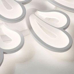 Moderne, Enkel, Innfelt Taklampe I Akryl, Kronbladformet