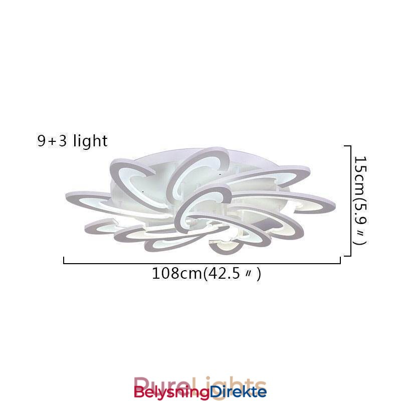 Moderne, Enkel, Innfelt Akryl Vindmølle Taklampe