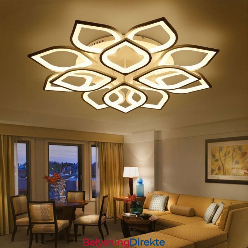 Moderne, Enkel, Innfelt Akryl Taklampe Med Kronblad