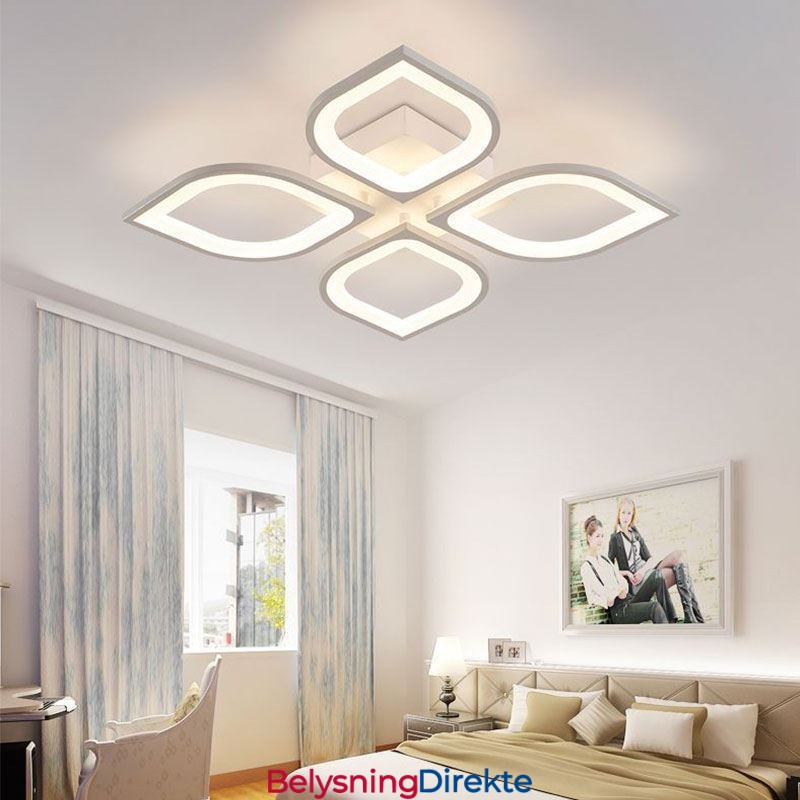 Moderne, Enkel, Innfelt Akryl Taklampe Med Kronblad