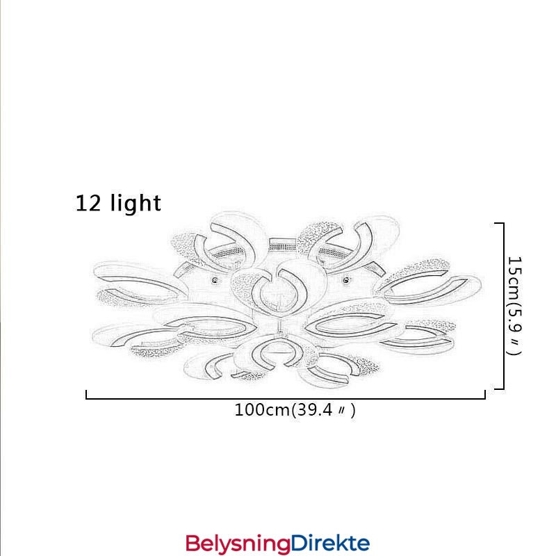 Moderne, Enkel, Innfelt Akryl Hjerteformet Taklampe