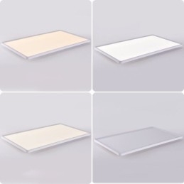 Nordisk Panellampe, Innfelt, Supertynn Lampe, Hvit Taklampe