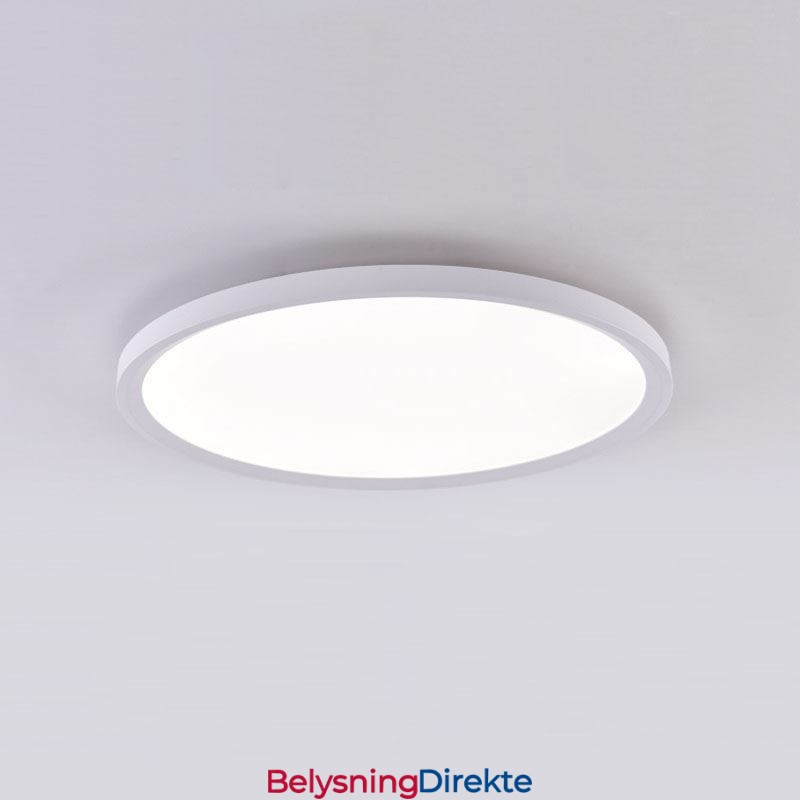 Nordisk Rund, Innfelt, Supertynn Taklampe I Aluminium, Rund Lampebelysning