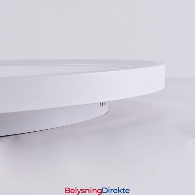 Nordisk Rund, Innfelt, Supertynn Taklampe I Aluminium, Rund Lampebelysning