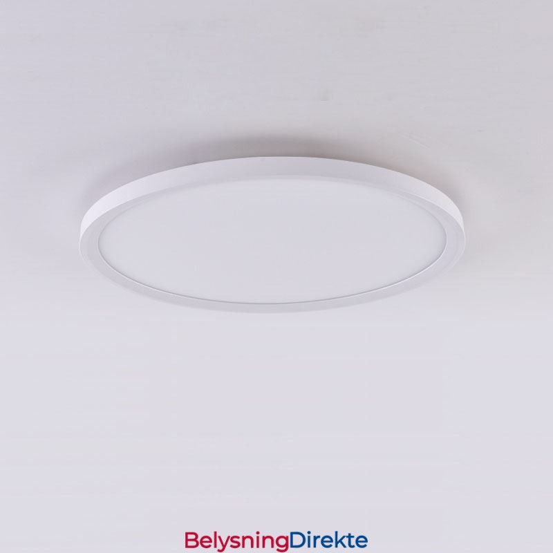 Nordisk Rund, Innfelt, Supertynn Taklampe I Aluminium, Rund Lampebelysning