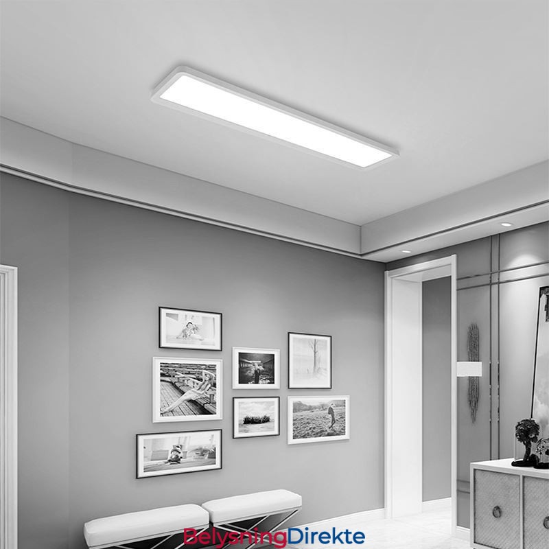 Panelmontert Nordisk Supertynn Rektangulær Taklampe For Innfelling Hjemmebelysning Lys