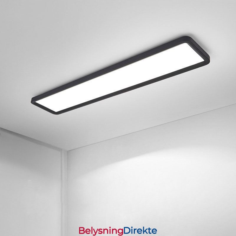 Panelmontert Nordisk Supertynn Rektangulær Taklampe For Innfelling Hjemmebelysning Lys