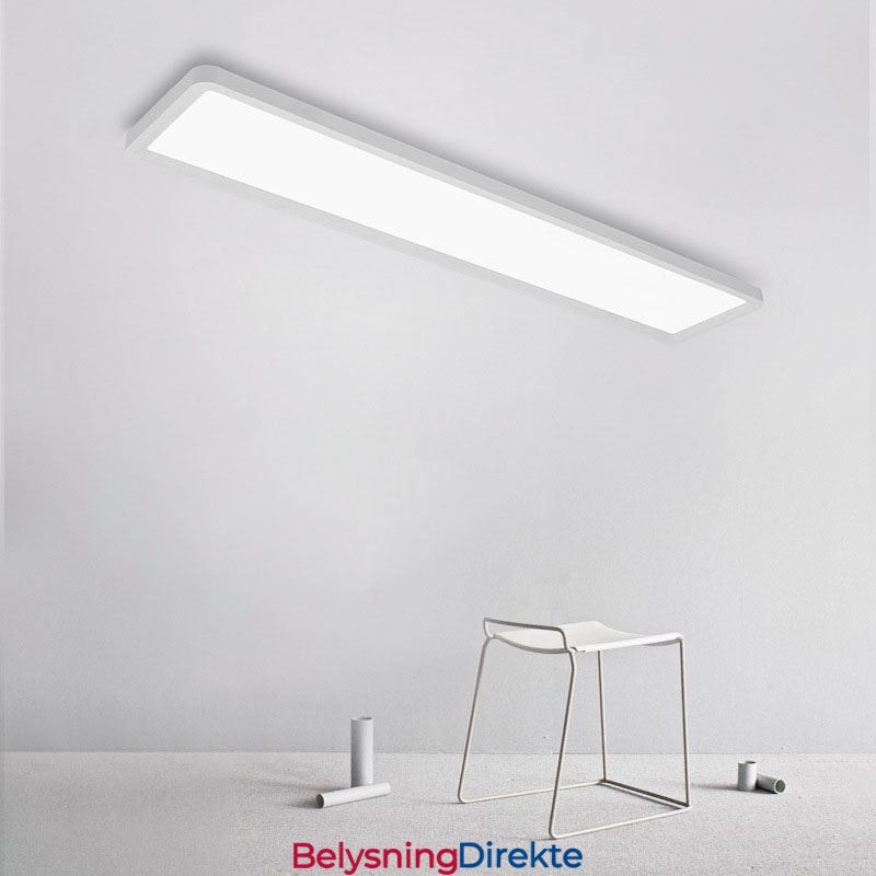 Panelmontert Nordisk Supertynn Rektangulær Taklampe For Innfelling Hjemmebelysning Lys