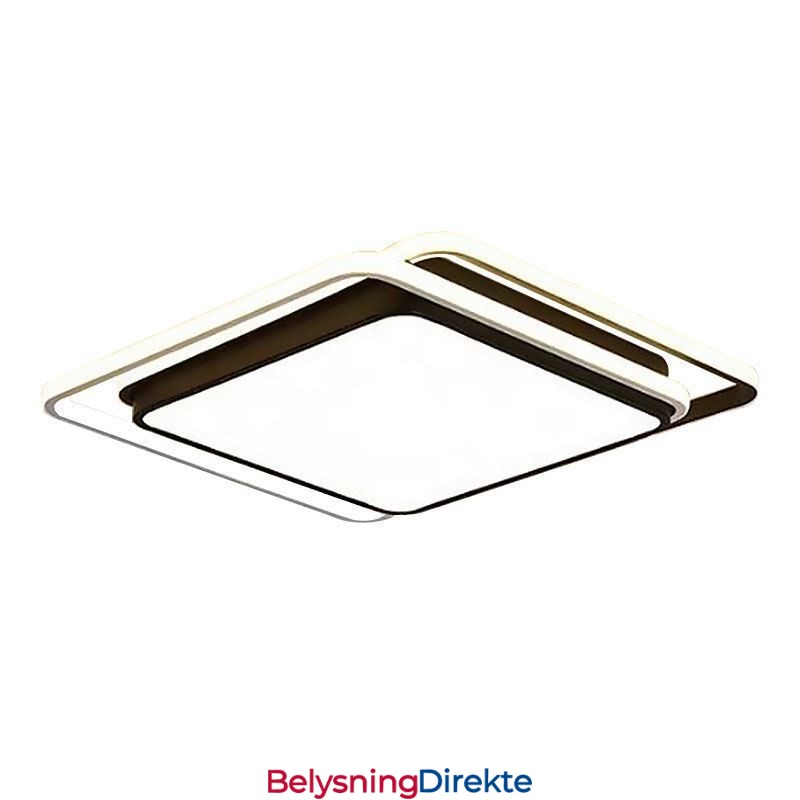 Moderne, Enkel, Innfelt, Geometrisk Taklampe, Firkantet Rammelampe