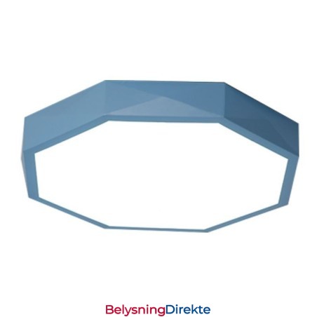 Moderne, Innfelt Taklampe Med Spesiell Sekskantdesign, Ultratynn Lampe