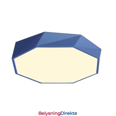 Moderne, Innfelt Taklampe Med Spesialdesign Og Åttekantet Design, Ultratynn Lampe