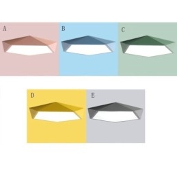 Moderne, Innfelt Taklampe Med Diamantdesign, Ultratynn Belysning Til Hjemmet