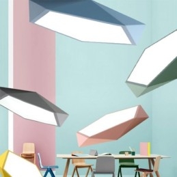 Moderne, Innfelt Taklampe Med Diamantdesign, Ultratynn Belysning Til Hjemmet
