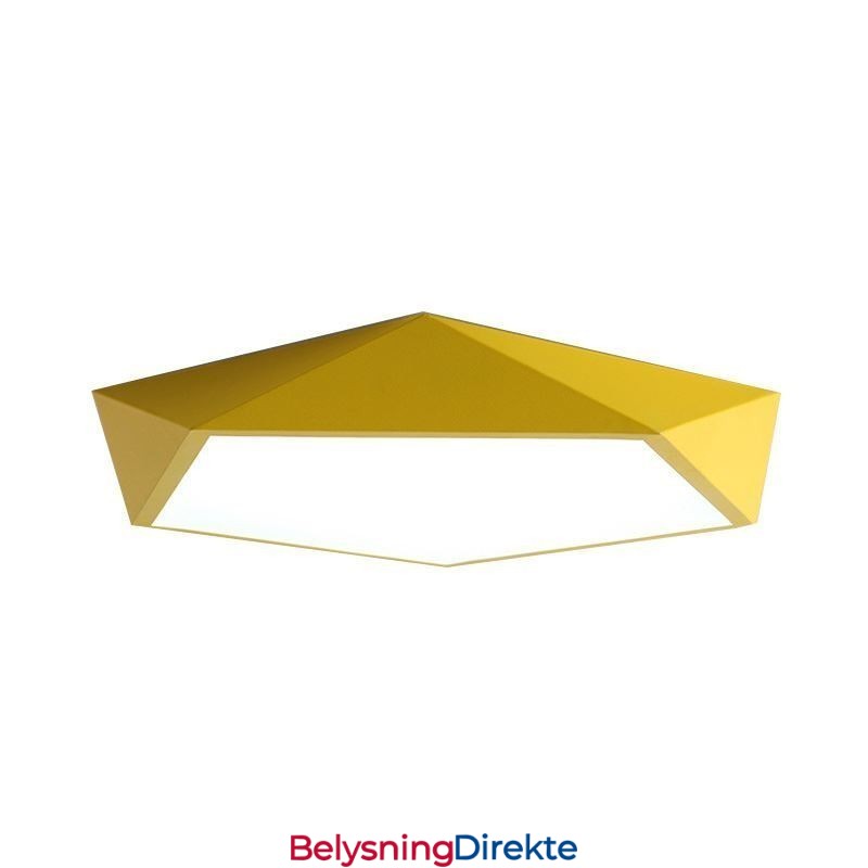 Moderne, Innfelt Taklampe Med Diamantdesign, Ultratynn Belysning Til Hjemmet