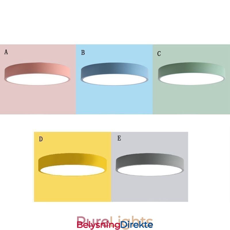 Moderne, Innfelt, Rund Taklampe Ultratynn Hjemmebelysning