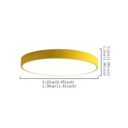 Moderne, Innfelt, Rund Taklampe Ultratynn Hjemmebelysning