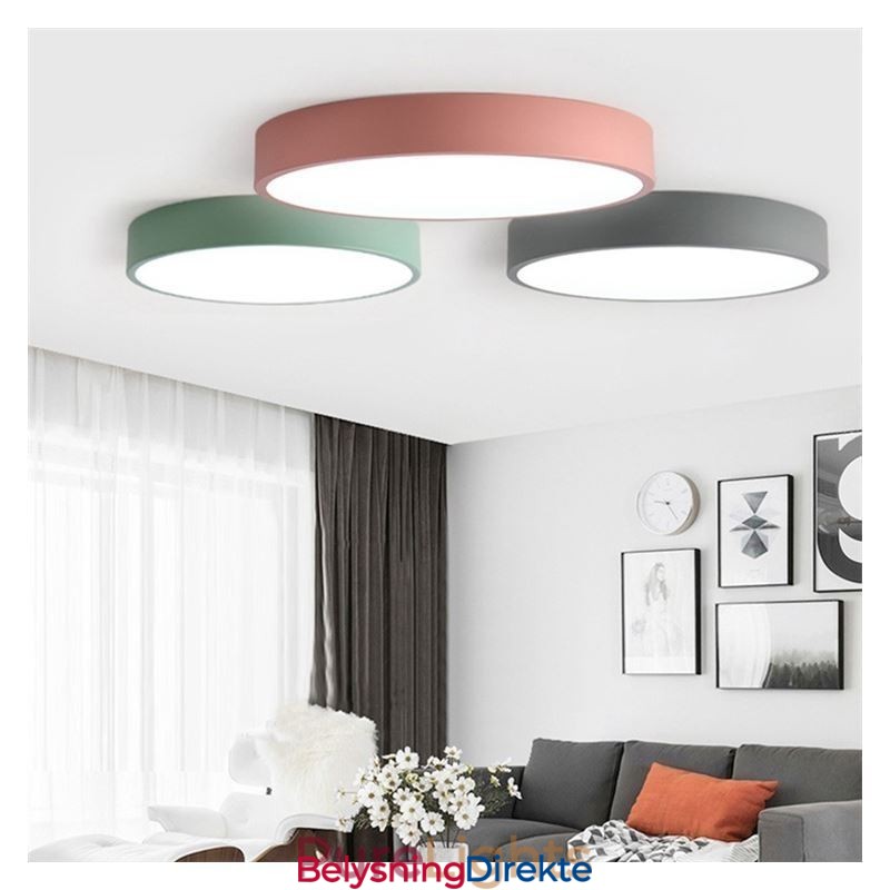 Moderne, Innfelt Ultratynn Taklampe, Rund Lampe