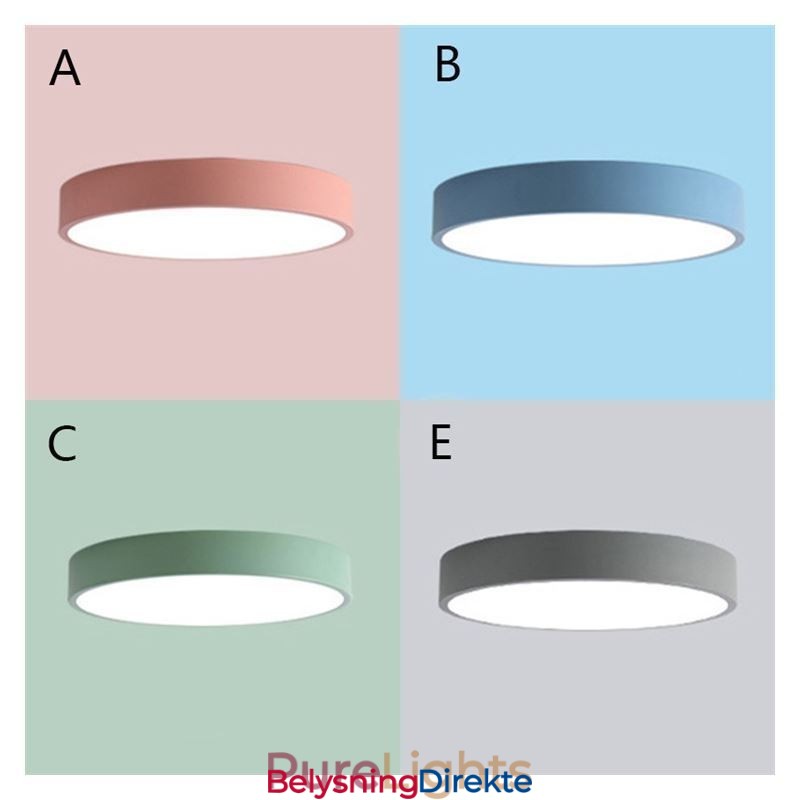 Moderne, Innfelt Ultratynn Taklampe, Rund Lampe