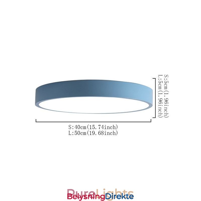 Moderne, Innfelt Ultratynn Taklampe, Rund Lampe