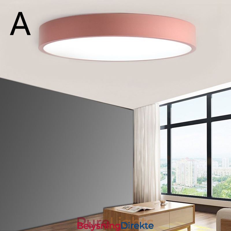 Moderne, Innfelt Ultratynn Taklampe, Rund Lampe