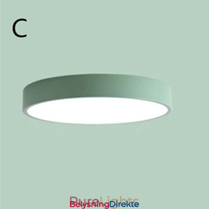 Moderne, Innfelt Ultratynn Taklampe, Rund Lampe