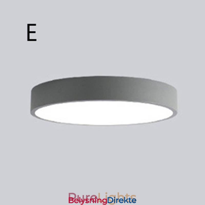 Moderne, Innfelt Ultratynn Taklampe, Rund Lampe