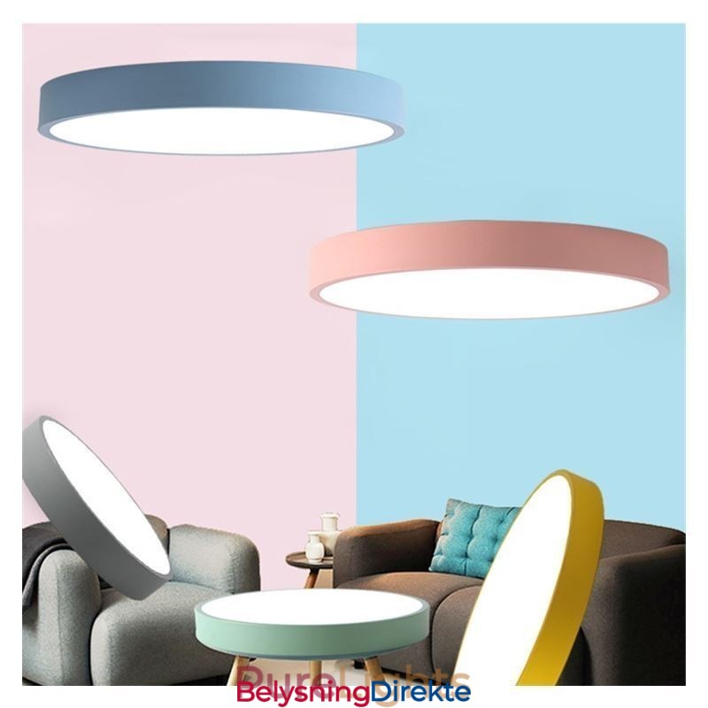 Moderne, Innfelt Ultratynn Taklampe, Rund Lampe