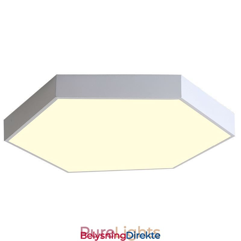 Moderne Enkel, Innfelt Sekskantet Taklampe