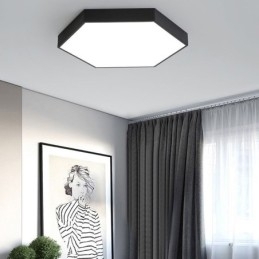 Moderne Enkel, Innfelt Sekskantet Taklampe