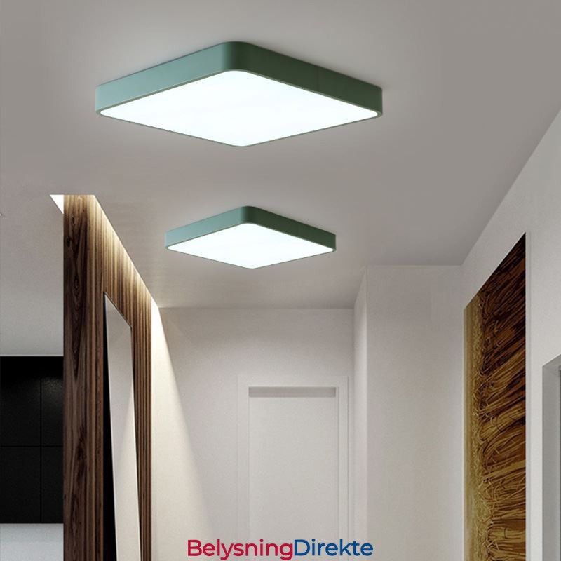 Enkel, Innfelt, Tynn, Firkantet Lys, Energisparende Taklampe