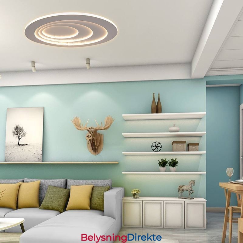 Moderne Innfelt Vanndråpeformet Terrassetaklampe Sidebelysende Lys