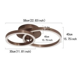 Moderne, Enkel, Innfelt, Kreativ Taklampe, Varmebelysning, Lys