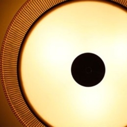 Kinesisk Spesial Bambus Innfelt Kreativ Japansk Rund Taklampe