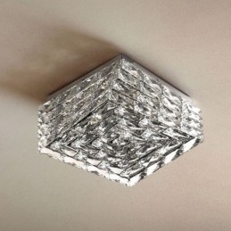 Krystall Taklampe For Innfelt Montering I Tre Farger, Dimbar