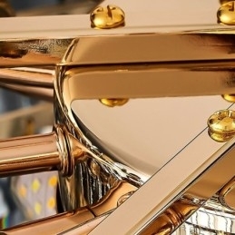 Krystall Innfelt Rund Krystalldekorasjonstaklampe Krystallskallskjerm