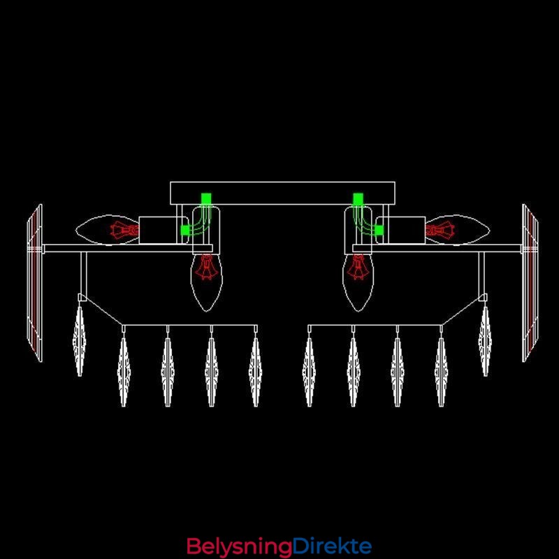Krystall Taklampe Enkel Moderne Rund Dekorativ Lampe For Innfelt Montering