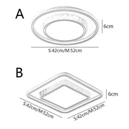 Krystall Taklampe Kreativ Taklampe
