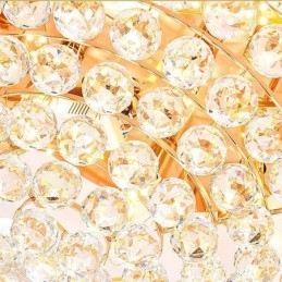 Europeisk Stil, Innfelt, Rund Krystalltaklampe