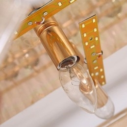 Europeisk Stil, Innfelt, Rund Krystalltaklampe