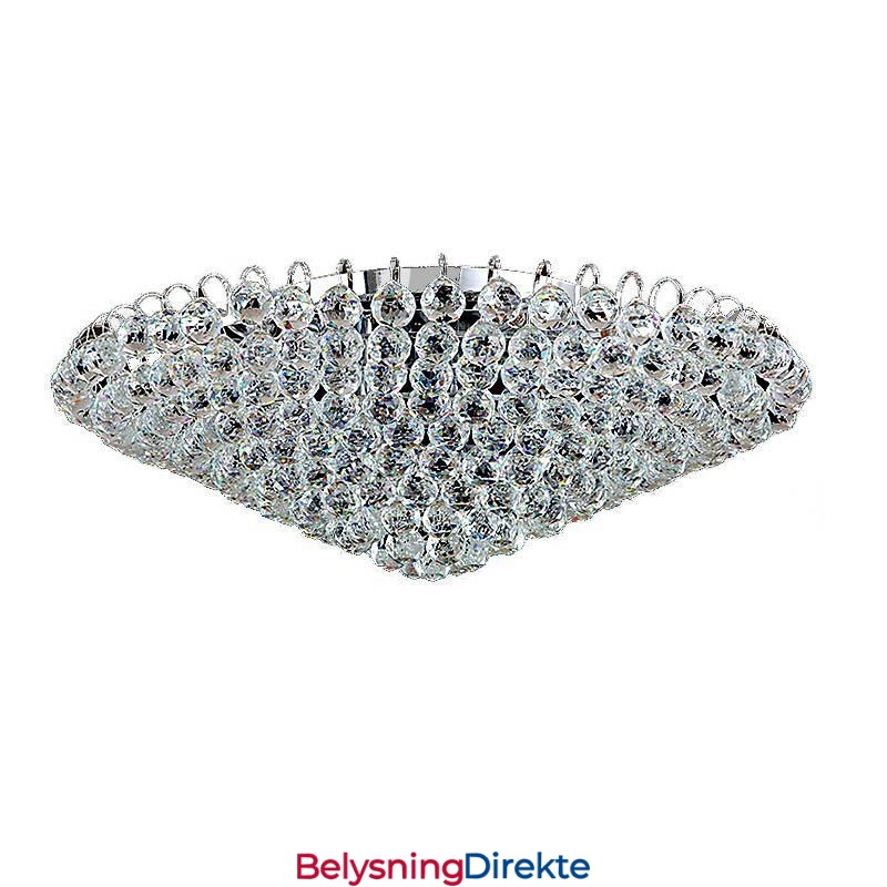 Europeisk Stil Krystall Innfelt Rund Form Taklampe