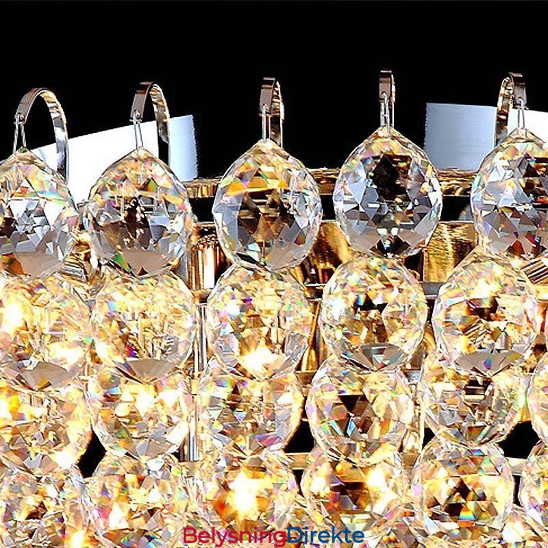 Europeisk Stil Krystall Innfelt Rund Form Taklampe