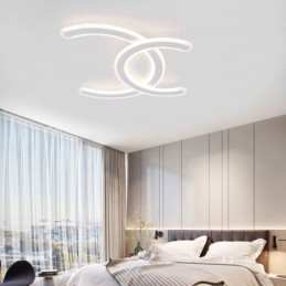 Moderne, Enkel, Innfelt Bokstav C-Taklampe I Akryl