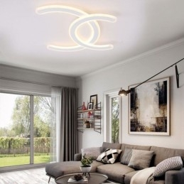 Moderne, Enkel, Innfelt Bokstav C-Taklampe I Akryl