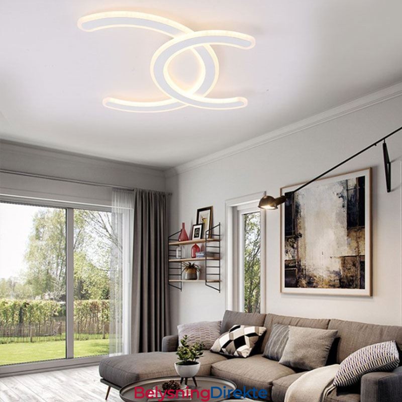 Moderne, Enkel, Innfelt Bokstav C-Taklampe I Akryl