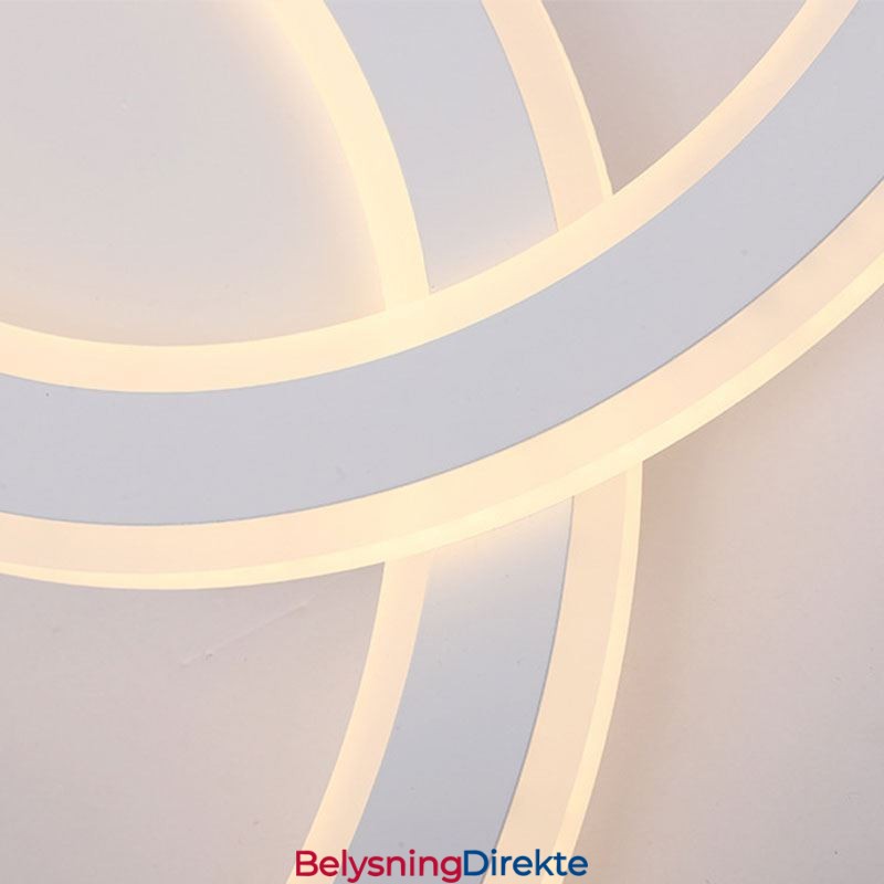 Moderne, Enkel, Innfelt Bokstav C-Taklampe I Akryl