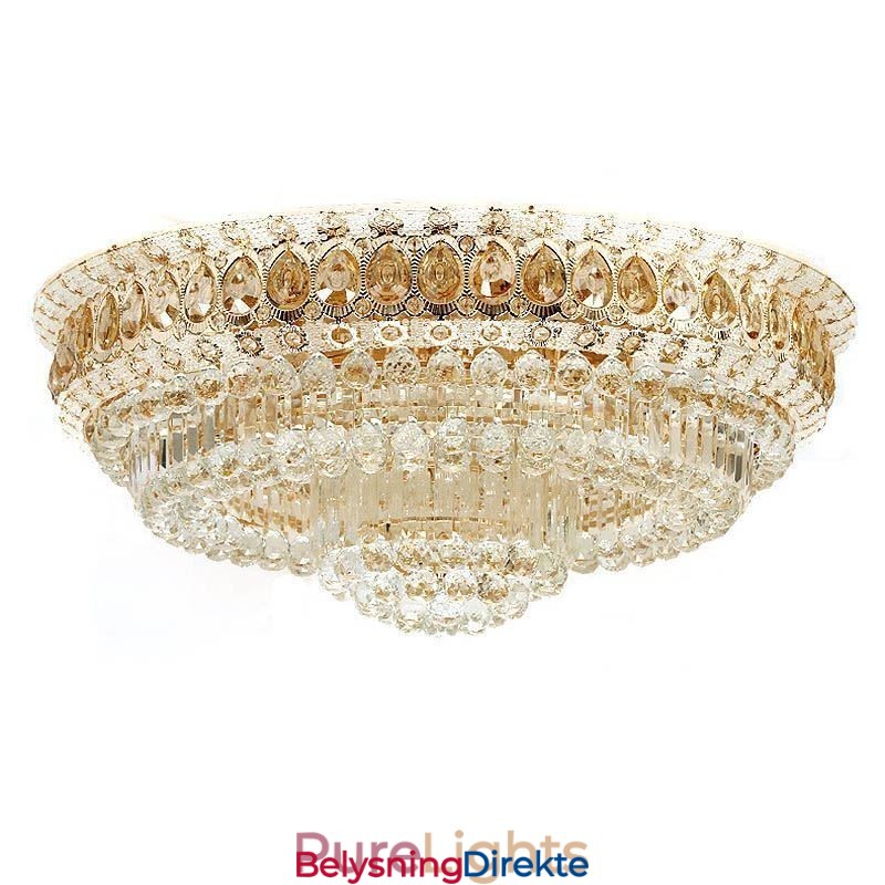 Innfelt Krystall Moderne Enkel Taklampe Kreativ Rund Belysning